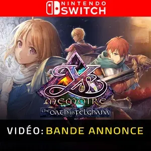 Ys Memoire: The Oath in Felghana Nintendo Switch – Bande-annonce