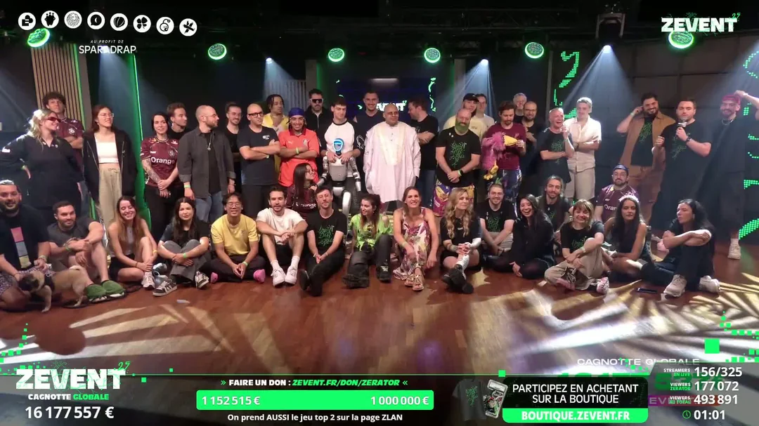 Zevent 2025 Streamers