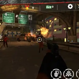 Zombie Survivor: Undead City Attack - Pistolet