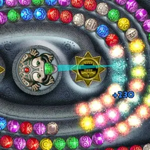 Zuma Deluxe - Idole de Grenouille en Pierre